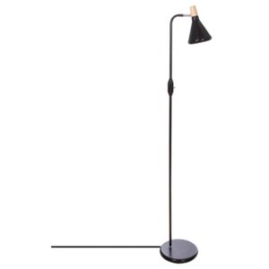 Metalowa lampa podłogowa ATMOSPHERA w kolorze czarnym - 140 cm
