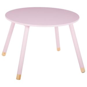 Różowy stolik dziecięcy, okrągły - 43 cm, Ø 60 cm