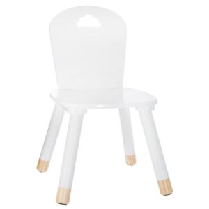 Krzesło dziecięce, DZIECIĘCY MEBEL - kolor biały, 50 x 28 x 28 cm