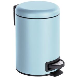 Kosz łazienkowy LEMAN MATT jasnoniebieski, pojemnik na śmieci, 3 l, WENKO