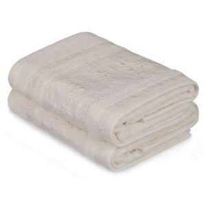 Zestaw 2 białych ręczników Yosemine