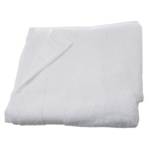 Bawełniany ręcznik kąpielowy - kolor biały 150 x 100 cm