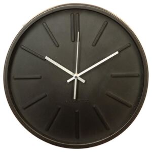 Okrągły zegar ścienny Ø 35 cm Quartz, kolor czarny