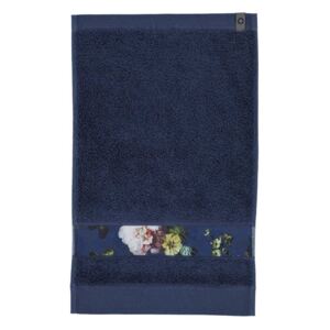 Elegancki ręcznik bawełniany z ozdobnym motywem kwiatowym, ręcznik luksusowy, Essenza, 70 x 140 cm