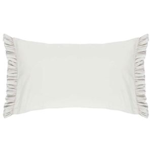 Bawełniana poduszka dekoracyjna, poducha ozdobna, 100% bawełna - kolor biały, Essenza