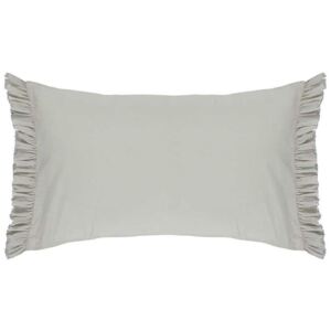 Bawełniana poduszka dekoracyjna, poducha ozdobna, 100% bawełna - kolor silver, Essenza