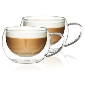 4Home Szklanka termiczna do cappuccino Hot&Cool 280 ml, 2 szt