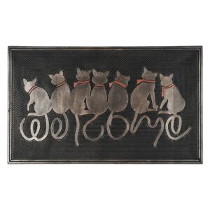 BO-MA Wewnętrzna wycieraczka Siedzące koty, 45 x 75 cm