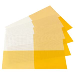 Jahu Podkładki DeLuxe żółty, 30 x 45 cm, zestaw 4 szt