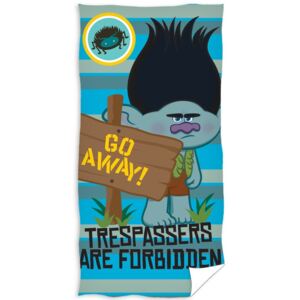 TipTrade Ręcznik kąpielowy Trolls Go away!, 70 x 140 cm