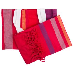 TipTrade Peshtemal ręcznik plażowy Sunny Stripes, 90 x 158 cm