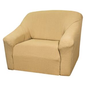 4Home Pokrowiec multielastyczny na fotel, beżowy, Elegant, 70 - 110 cm, 70 - 110 cm