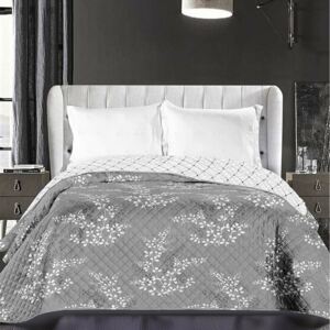 DecoKing Narzuta na łóżko Calluna szary, 220 x 240 cm
