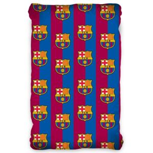 TipTrade Prześcieradło bawełniane FC Barcelona, 90 x 200 cm