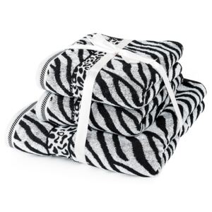 Jahu Komplet ręczników Zebra biały
