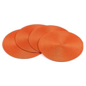 Jahu Podkładki na stół Deco okrągłe pomarańczowy 