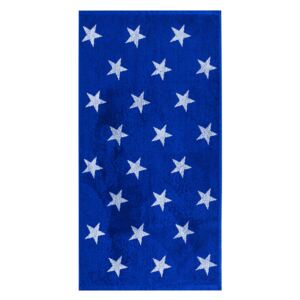 Ręcznik Stars niebieski, 50 x 100 cm