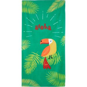 Ręcznik plażowy Aloha Parrot, 70 x 140 cm