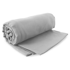 DecoKing Fitness Ręcznik kąpielowy Ekea srebrny, 70 x 140 cm, 70 x 140 cm