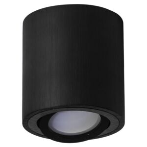 Round H84 lampa sufitowa 1-punktowa kierunkowa czarna