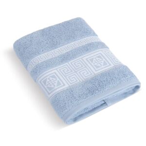 Ręcznik kąpielowy Grecka kolekcja jasnoniebieski, 70 x 140 cm