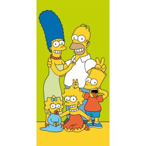 Ręcznik kąpielowy Simpsons Family, 70 x 140 cm