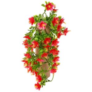 Sztuczny kwiat Hibiskus czerwony, 40 cm