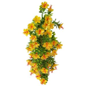 Sztuczny kwiat Hibiskus pomarańczowy, 40 cm