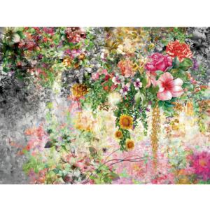 Fototapeta XXL Ogród kwiatowy 360 x 270 cm, 4 części
