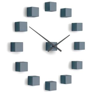 Future Time FT3000GY Cubic grey Designowe zegar samoprzylepny, śr. 50 cm