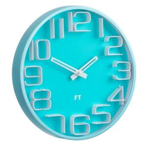 Future Time FT8010BL Numbers Designerski zegar ścienny, śr. 30 cm