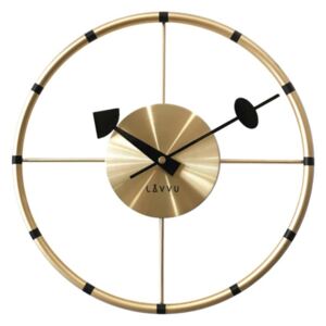 Zegar ścienny Lavvu Compass złoty, śr. 31 cm