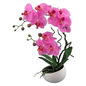 Sztuczna Orchidea w doniczce różowy, 42 cm