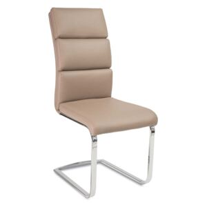 Krzesło DC-255 cappuccino/chrom