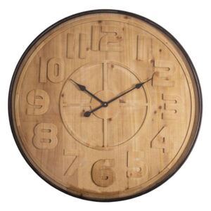 Zegar ścienny v dřevěném dekoru Antic Line, ø 80 cm