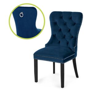 Krzesło MADAME niebieski/czarny