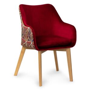 Krzesło MALI - rubinowy