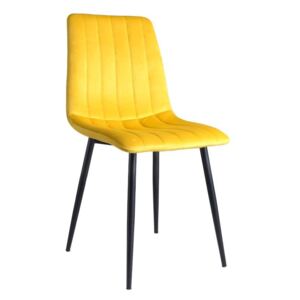Krzesło TUX żółty/ noga czarna