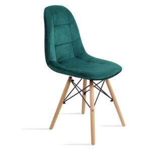 Krzesło Fabio Velvet zielony
