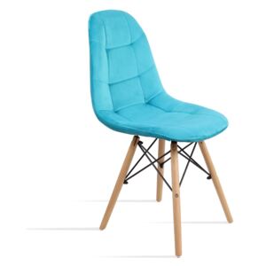 Krzesło Fabio Velvet morski