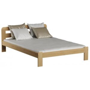 Łóżko drewniane Sara 140x200 z materacem piankowym