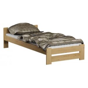 Łóżko drewniane Niwa 90x200 z materacem piankowym