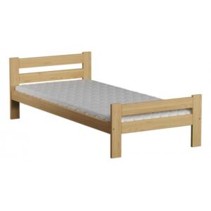 Łóżko drewniane Manta 90x200 EKO z materacem piankowym Megana