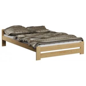 Łóżko drewniane Niwa 160x200 z materacem piankowym