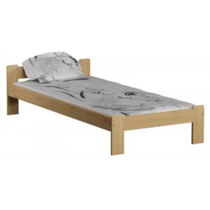 Łóżko drewniane Celinka 90x200 z materacem piankowym
