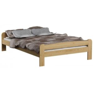Łóżko drewniane Ania 120x200 z materacem piankowym