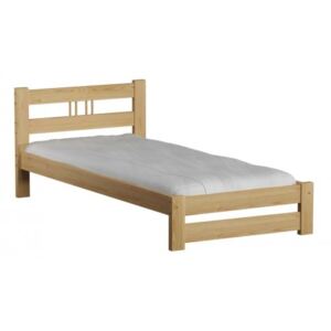 Łóżko ekologiczne drewniane Oliwia 80x200 nielakierowane