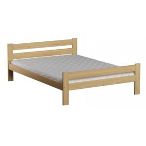 Łóżko drewniane MANTA 120x200 EKO ORZECH