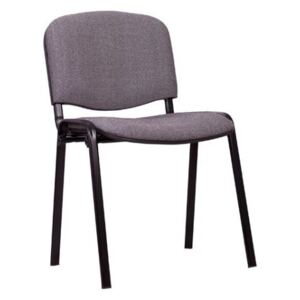 Krzesło ISO black jasno szare (C73)