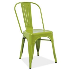 Krzesło LOFT zielone ★ Wyróżnienie - 3 miejsce w rankingu ZAUFANE SKLEPY 2018